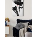 Obraz na plátně Lady in black 50x70 cm