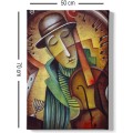 Obraz na plátně Surreal violin 50x70 cm