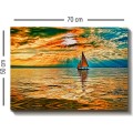 Obraz na plátně Boat trip 30x70 cm