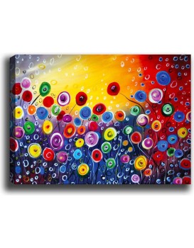 Obraz na plátně Abstraction field 50x70 cm