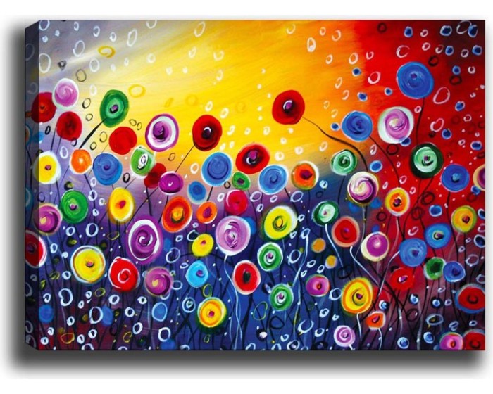 Obraz na plátně Abstraction field 50x70 cm