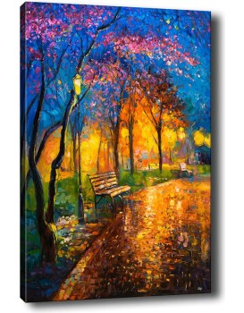 Obraz COLORFUL ALLEY 70 x 100 cm