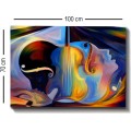 Obraz ABSTRACT MUSIC 70 x 100 cm