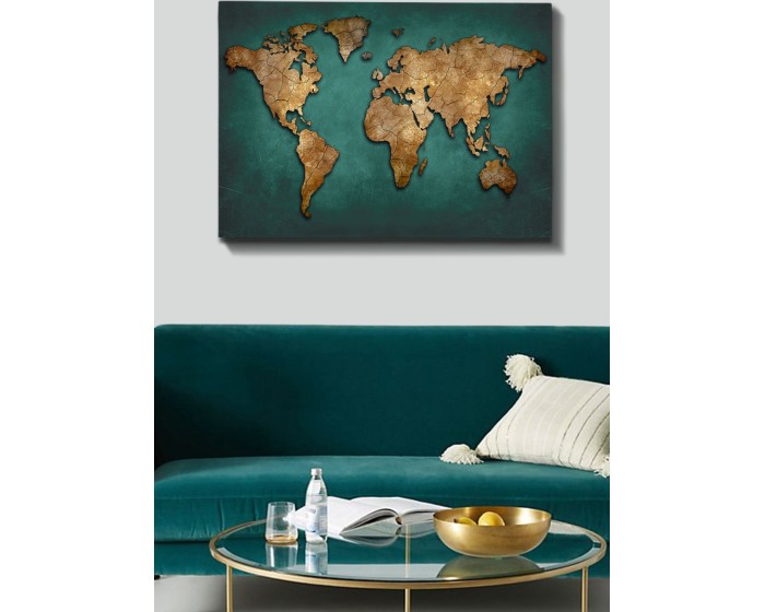 Obraz Mapa 70x100 cm