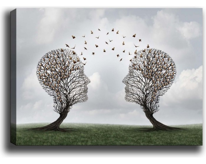 Obraz FACES OF TREES 70 x 100 cm
