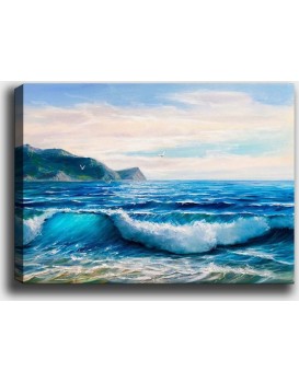 Obraz Jura 50x70 cm modrý