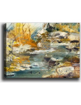 Obraz Enzok 50x70 cm žlutý