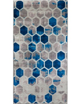 Koberec Ivy 80x200 cm modrý