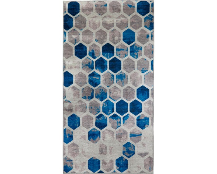 Koberec Ivy 80x200 cm modrý