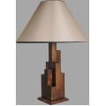 Stolní lampa Kule hnědá