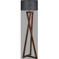 Stojací lampa Maçka Ceviz 166 cm černá