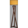 Stojací lampa Maçka Ceviz 166 cm hořčicová