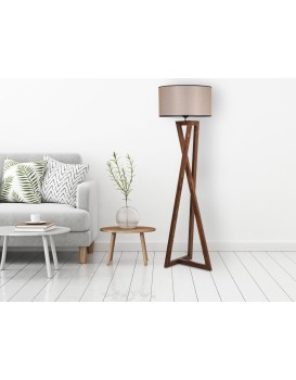 Stojací lampa Maçka Ceviz 166 cm ořechová