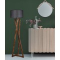 Stojací lampa Maçka Ceviz II 166 cm černá