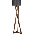 Stojací lampa Maçka Ceviz II 166 cm černá