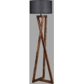 Stojací lampa Maçka Ceviz II 166 cm černá