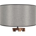 Stojací lampa Macka 166 cm hnědá/lesklá šedá