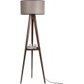 Stojací lampa Sehbali Ceviz 153 cm ořechová