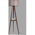 Stojací lampa Sehbali Ceviz 153 cm ořechová