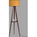 Stojací lampa Sehbali Ceviz 153 cm žlutá
