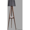 Stojací lampa Sehbali III 160 cm hnědá/šedá