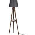 Stojací lampa Sehbali III 160 cm hnědá/šedá