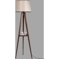 Stojací lampa Sehbali III 160 cm hnědá/béžová