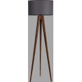 Stojací lampa Lambader 153 cm hnědá/šedá