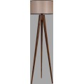 Stojací lampa Lambader 153 cm hnědá/hnědá