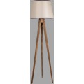Stojací lampa Lambader 160 cm hnědá/béžová
