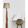 Stojací lampa Yanik I 165 cm hnědá/béžová