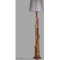 Stojací lampa Yanik I 165 cm hnědá/šedá