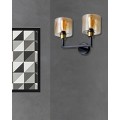 Nástěnná lampa Napoli mosaz