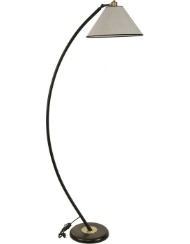 Stojací lampa Hilal 170 cm světle šedá