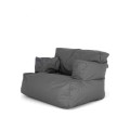 Sedací vak ve tvaru křesla Relax šedý