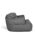 Sedací vak ve tvaru křesla Relax šedý
