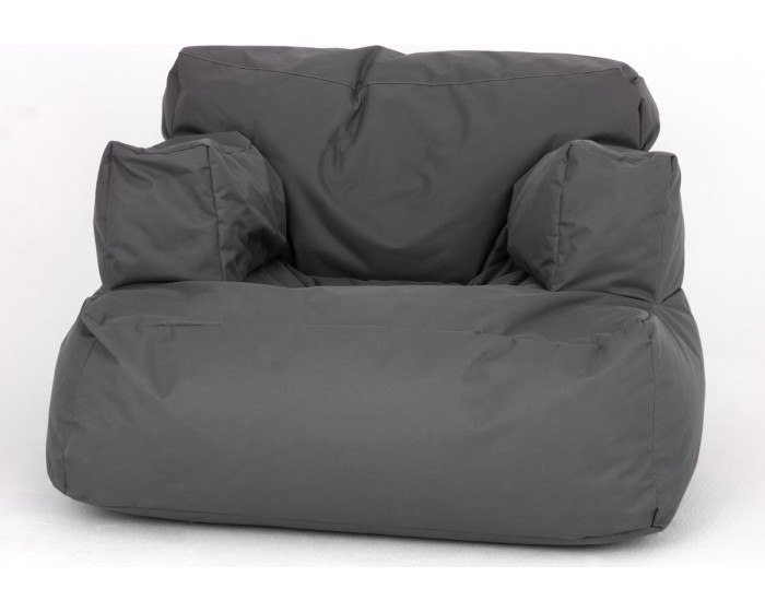 Sedací vak ve tvaru křesla Relax šedý