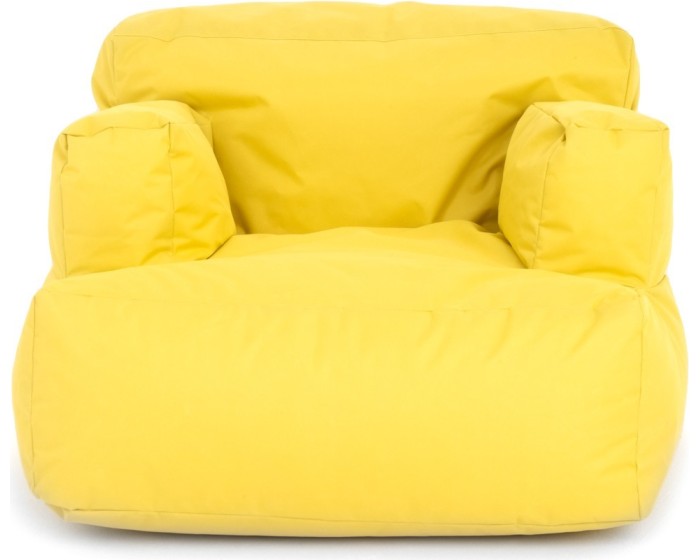 Sedací vak ve tvaru křesla Relax žlutý