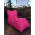 Sedací vak ve tvaru lenošky Daybed růžový