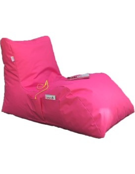 Sedací vak ve tvaru lenošky Daybed růžový