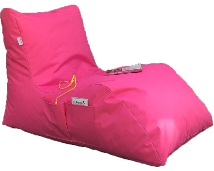 Sedací vak ve tvaru lenošky Daybed růžový