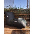 Sedací vak ve tvaru lenošky Daybed černý
