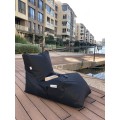 Sedací vak ve tvaru lenošky Daybed černý