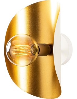 Nástěnná lampa Sivani VI bílá/zlatá