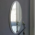Kulaté nástěnné zrcadlo Lagas 60 cm stříbrné