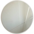 Kulaté nástěnné zrcadlo Lagas 60 cm stříbrné