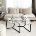 Set konferenčních stolků Bellisimo 82 cm černý