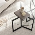 Set konferenčních stolků Bellisimo 82 cm černý