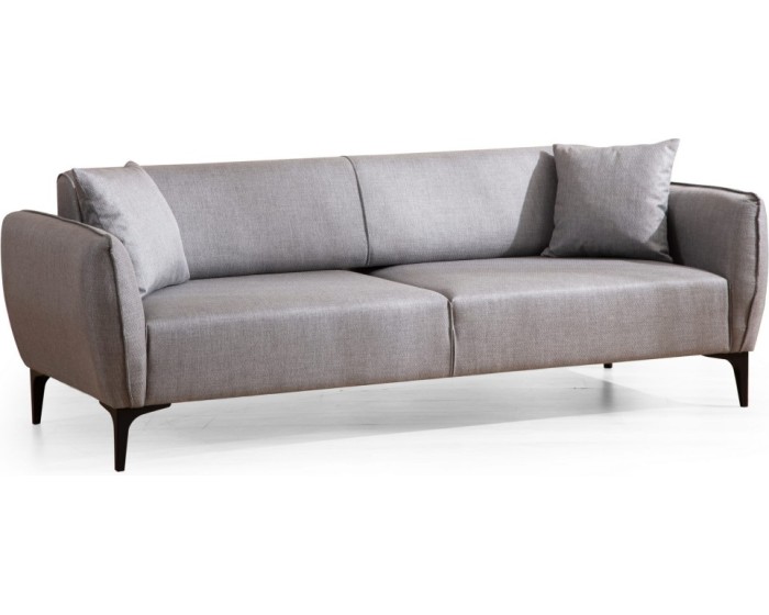 Třímístná rozkládací pohovka Belissimo 220 cm šedá