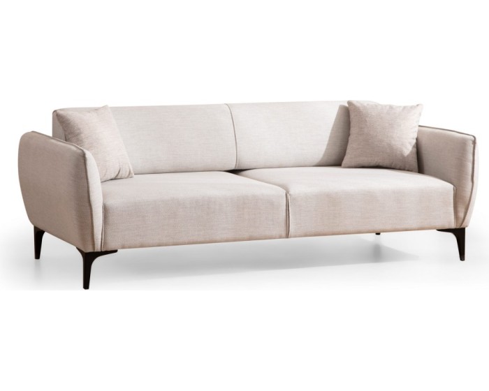 Třímístná rozkládací pohovka Belissimo 220 cm bílá